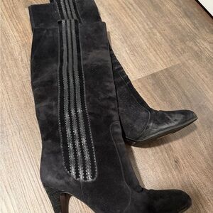 Salvatore Ferragamo Black Knee-High Women's Boots